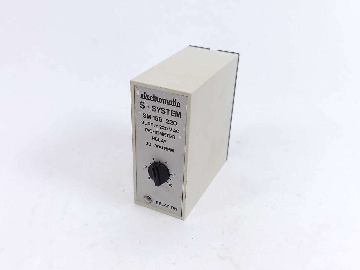 Electromatic SM 155 220 Tachometer Relay, 30-300RPM, 220VAC