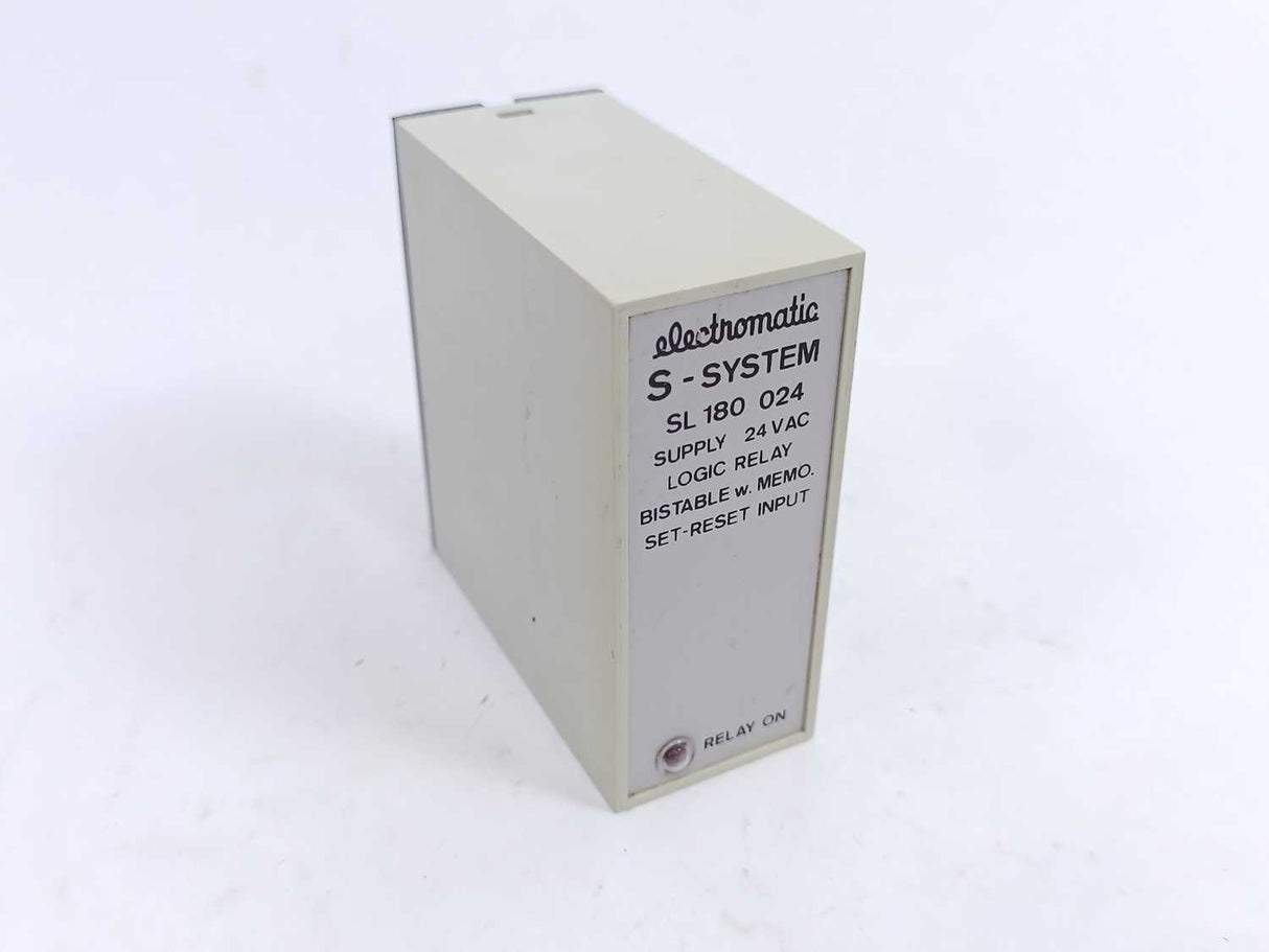 Electromatic SL 180 024 Logic Relay Bistable w. Memo.