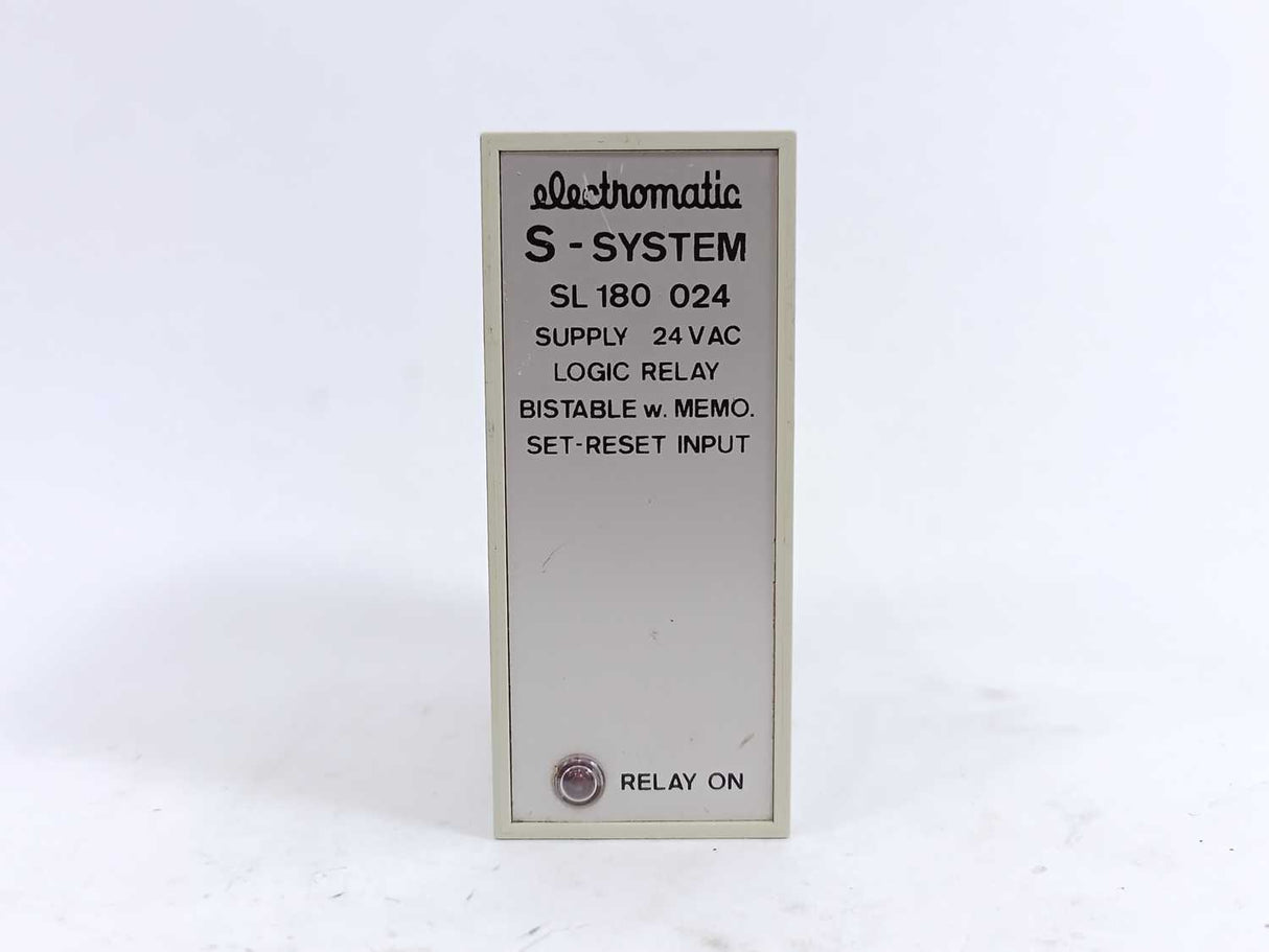Electromatic SL 180 024 Logic Relay Bistable w. Memo.