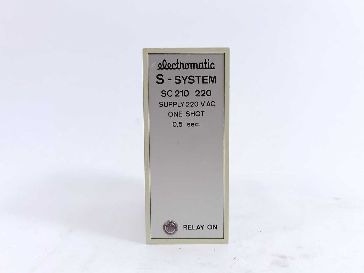 Electromatic SC 210 220 S-System One Shot 0,5 sec