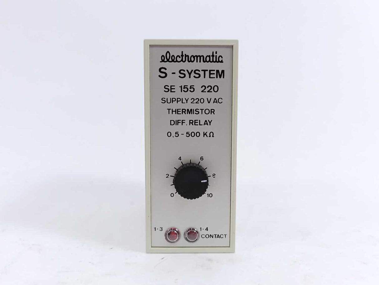 Electromatic SE 155 220 Tachometer Relay 0,5-500 KΩ, 220VAC