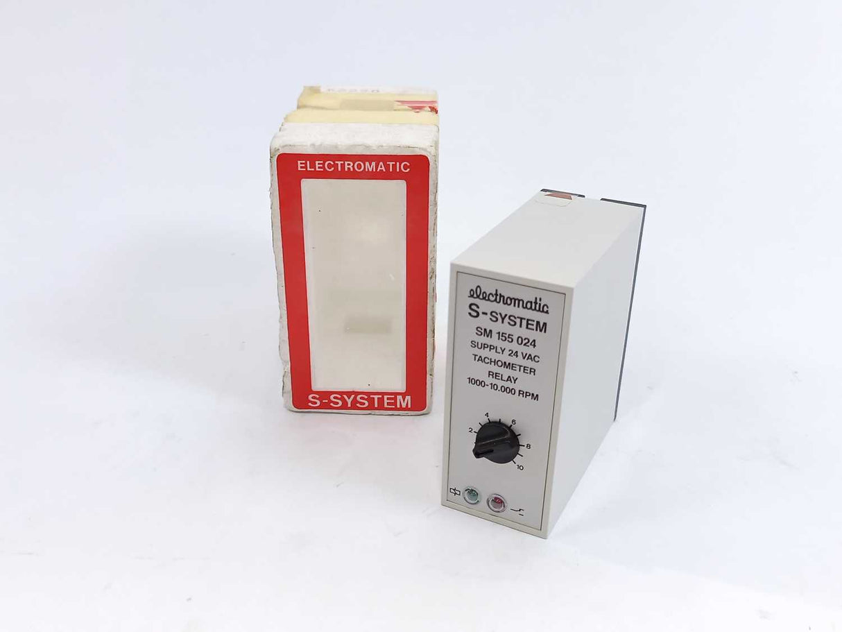 Carlo Gavazzi SM 155 024 Tachometer Relay 1000-10.000RPM, 24VAC