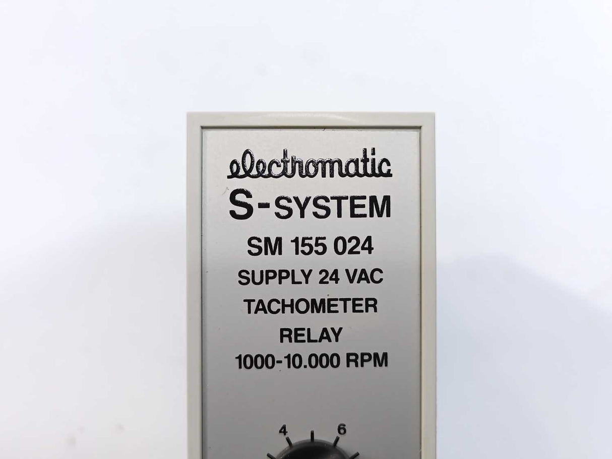 Carlo Gavazzi SM 155 024 Tachometer Relay 1000-10.000RPM, 24VAC