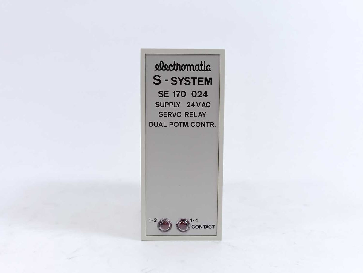 Electromatic SE 170 024 Servo Relay Dual Potm.Contr. 24VAC