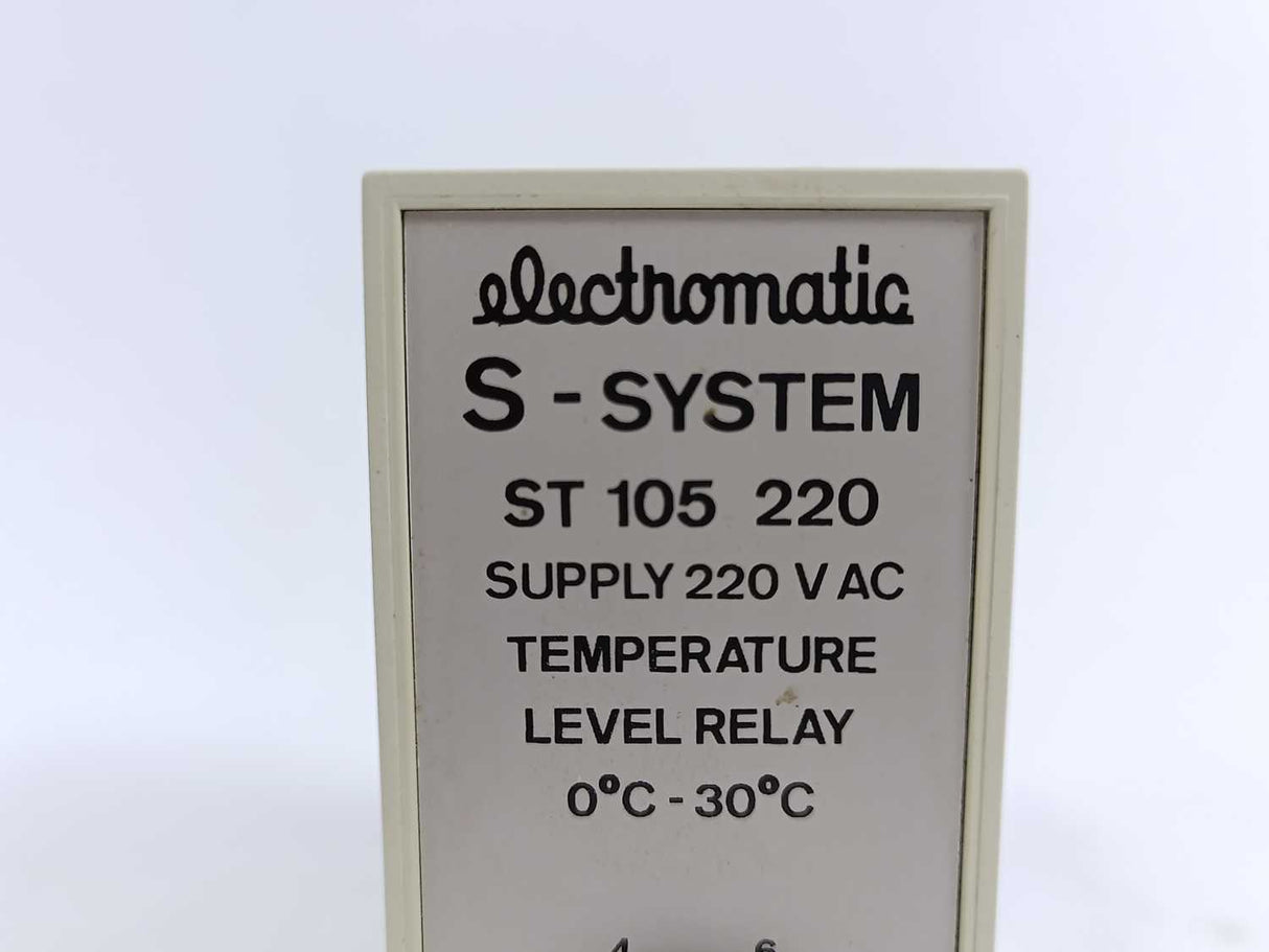 Electromatic ST 105 220 S-SYSTEM Temperature Level Relay 0-30°C