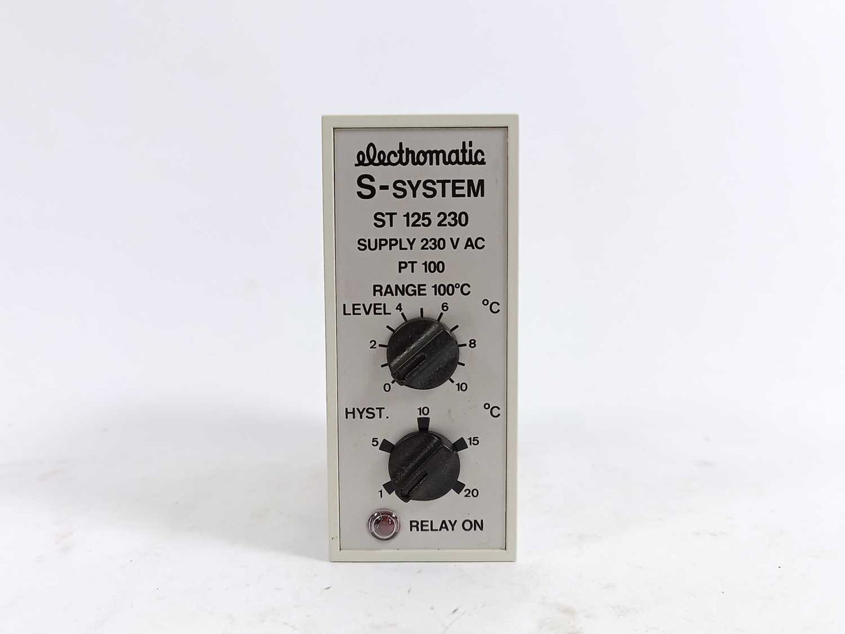 Electromatic ST 125 230 PT 100 Range 100C