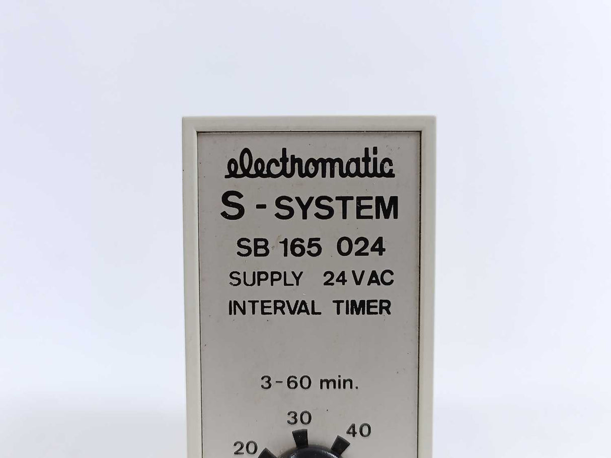 Electromatic SB 165 024 S-system Interval timer 3-60min.