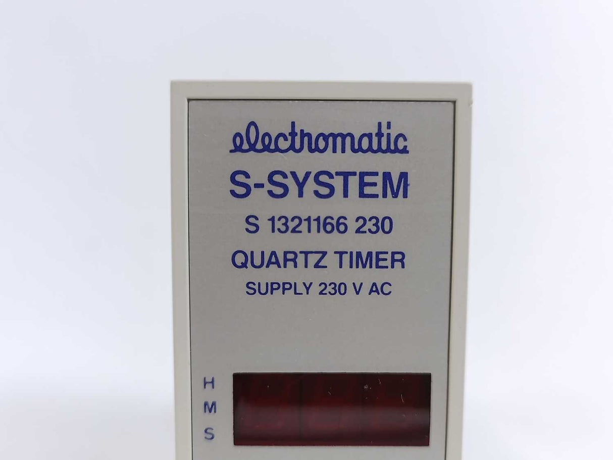 Electromatic S1321166230 S-System Quartz Timer, Supply 230 VAC