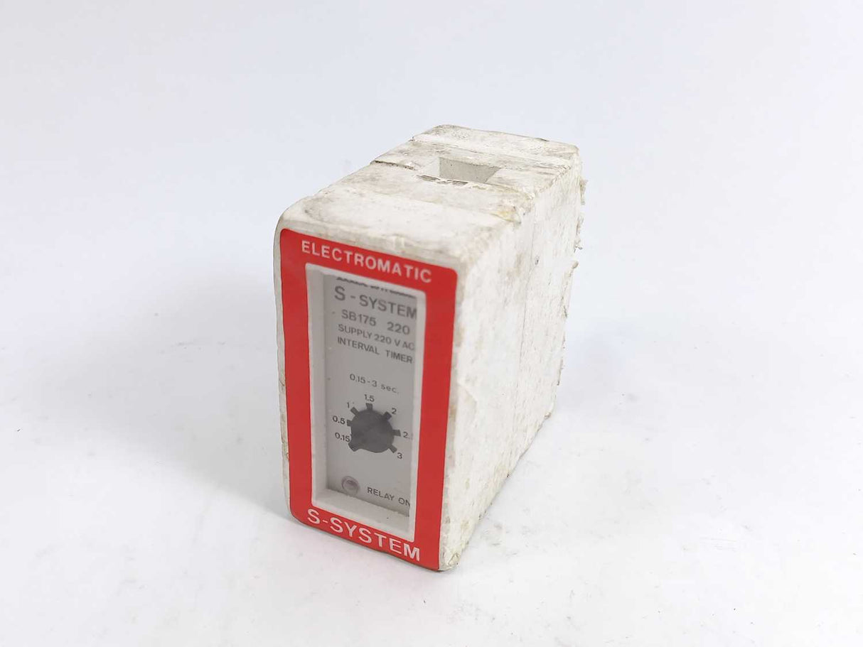 Electromatic SB175 220 Interval Timer 0,15-3sec. Supply 220VAC