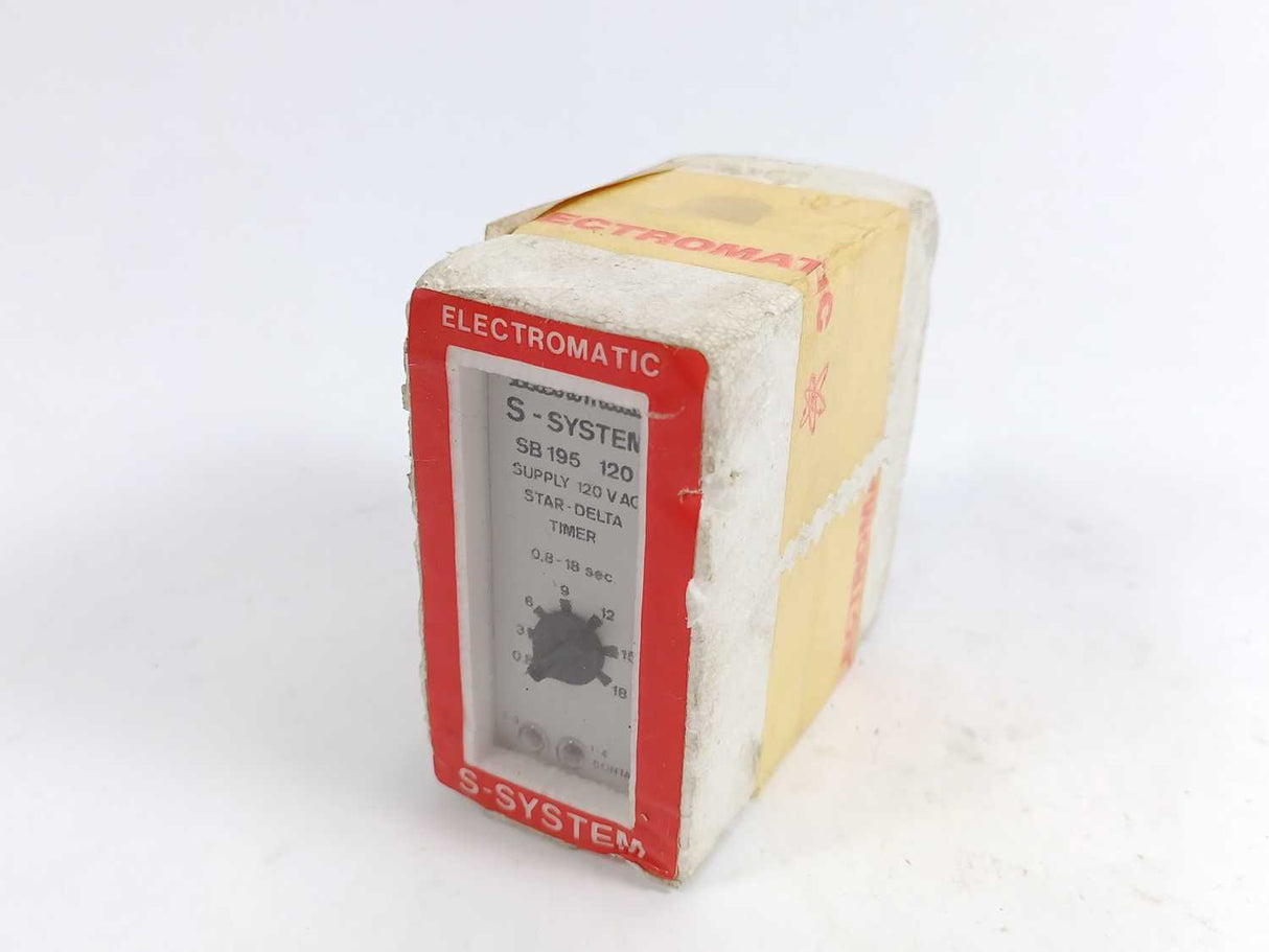 Electromatic SB 195 120 Star Delta Timer 0,8-18sec. 120VAC