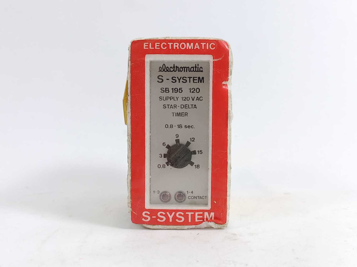 Electromatic SB 195 120 Star Delta Timer 0,8-18sec. 120VAC