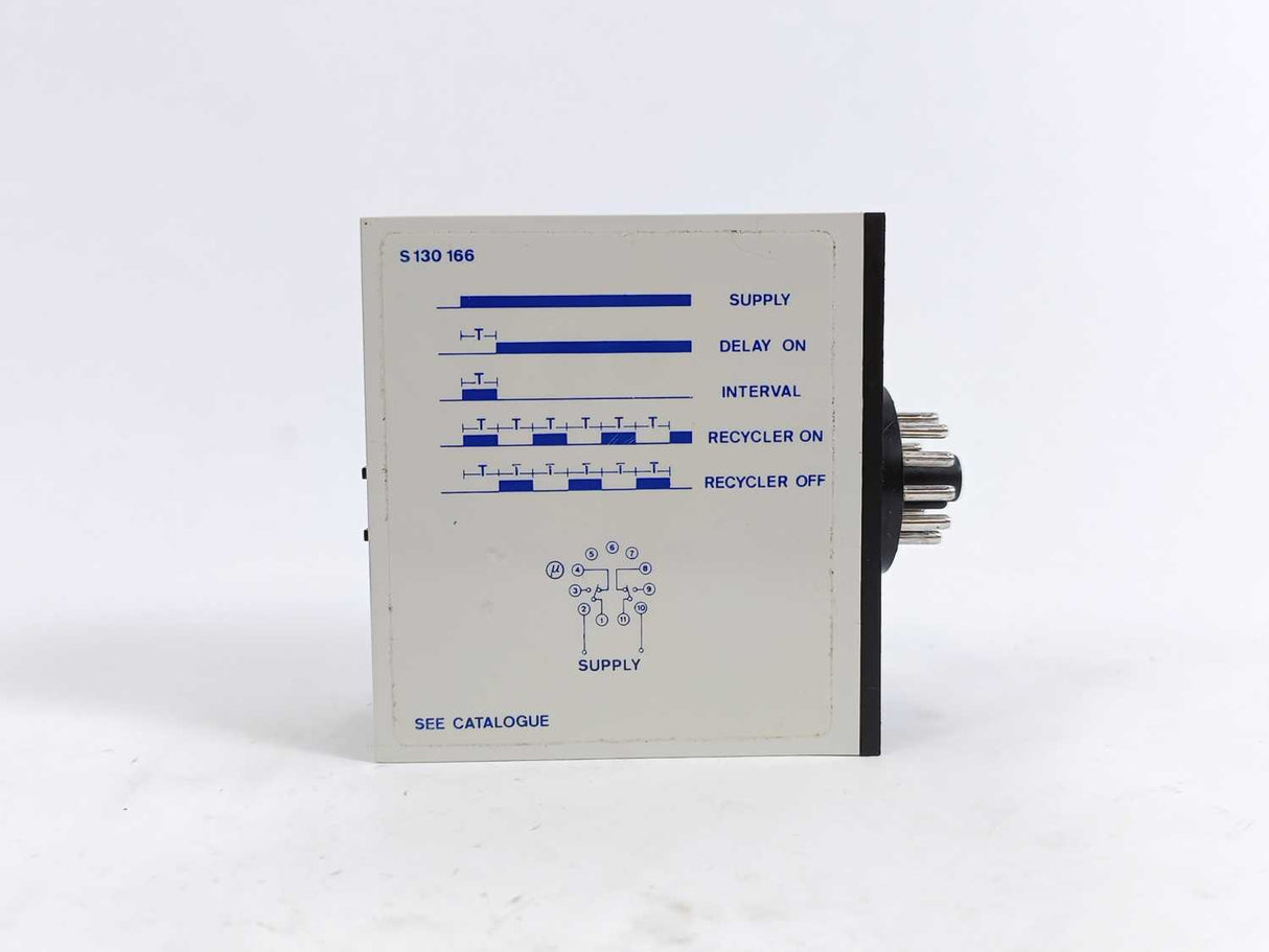 Electromatic S130 166 230 Quartz Timer, Automatic Start, Supply 195-265VAC