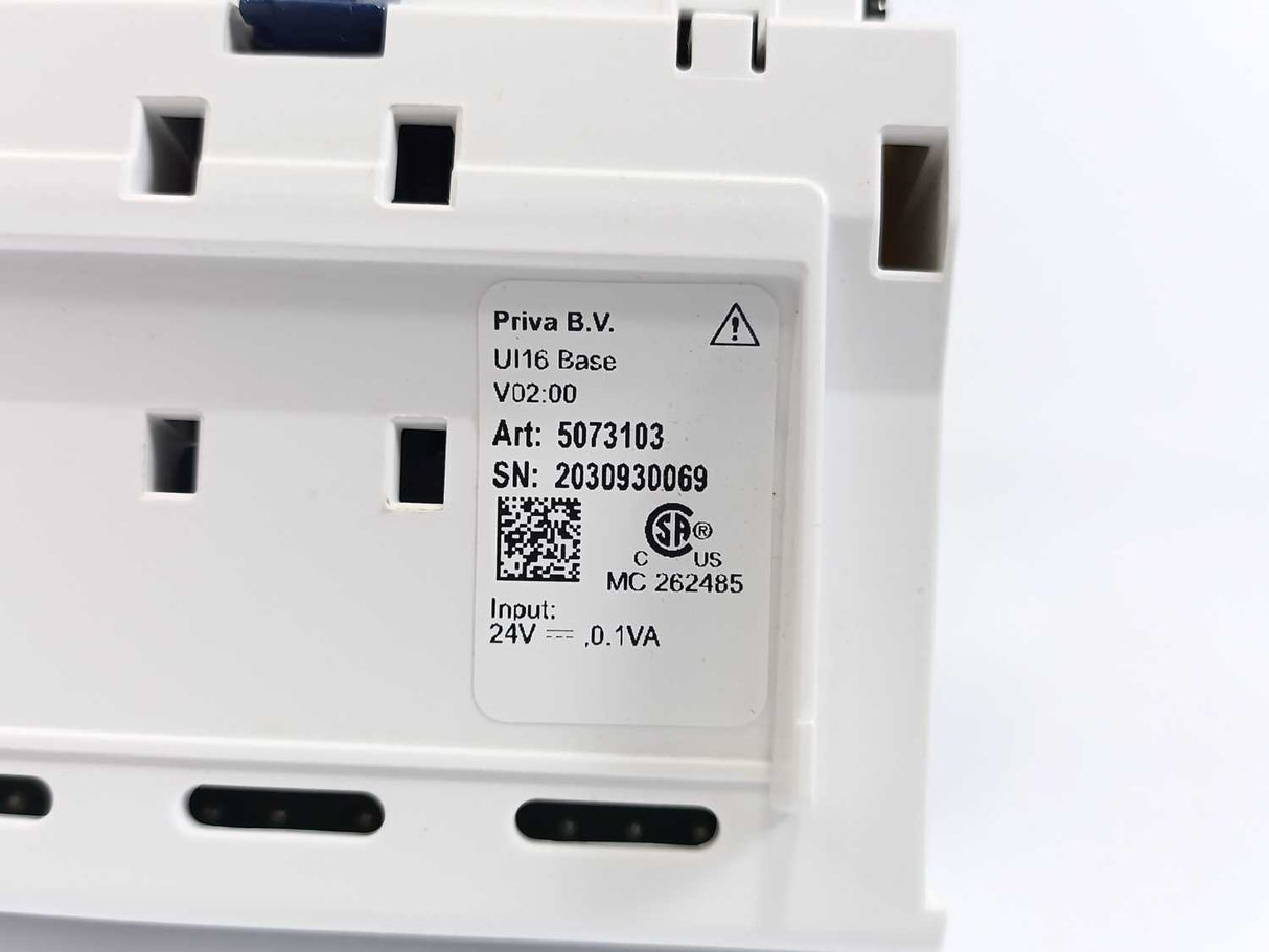 PRIVA 5073003 UI16 Universal Input Module w/ 5073103 Base