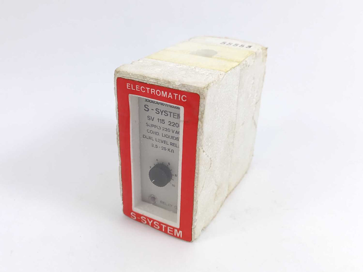 Electromatic SV 115 220 Cond. Liquids Dual Level Relay 3,5-25KΩ