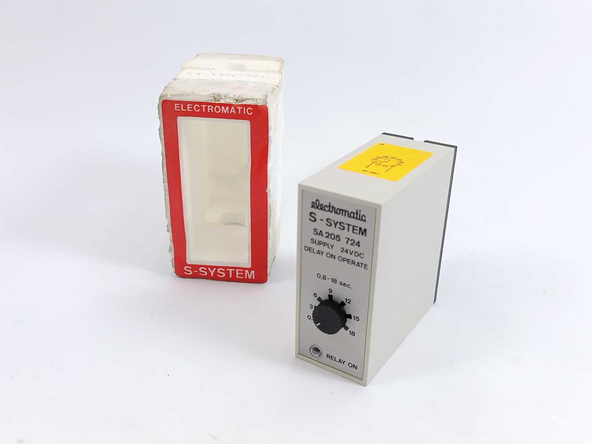 Electromatic SA205724 S-System, Delay On Operate 0,8-18sec.