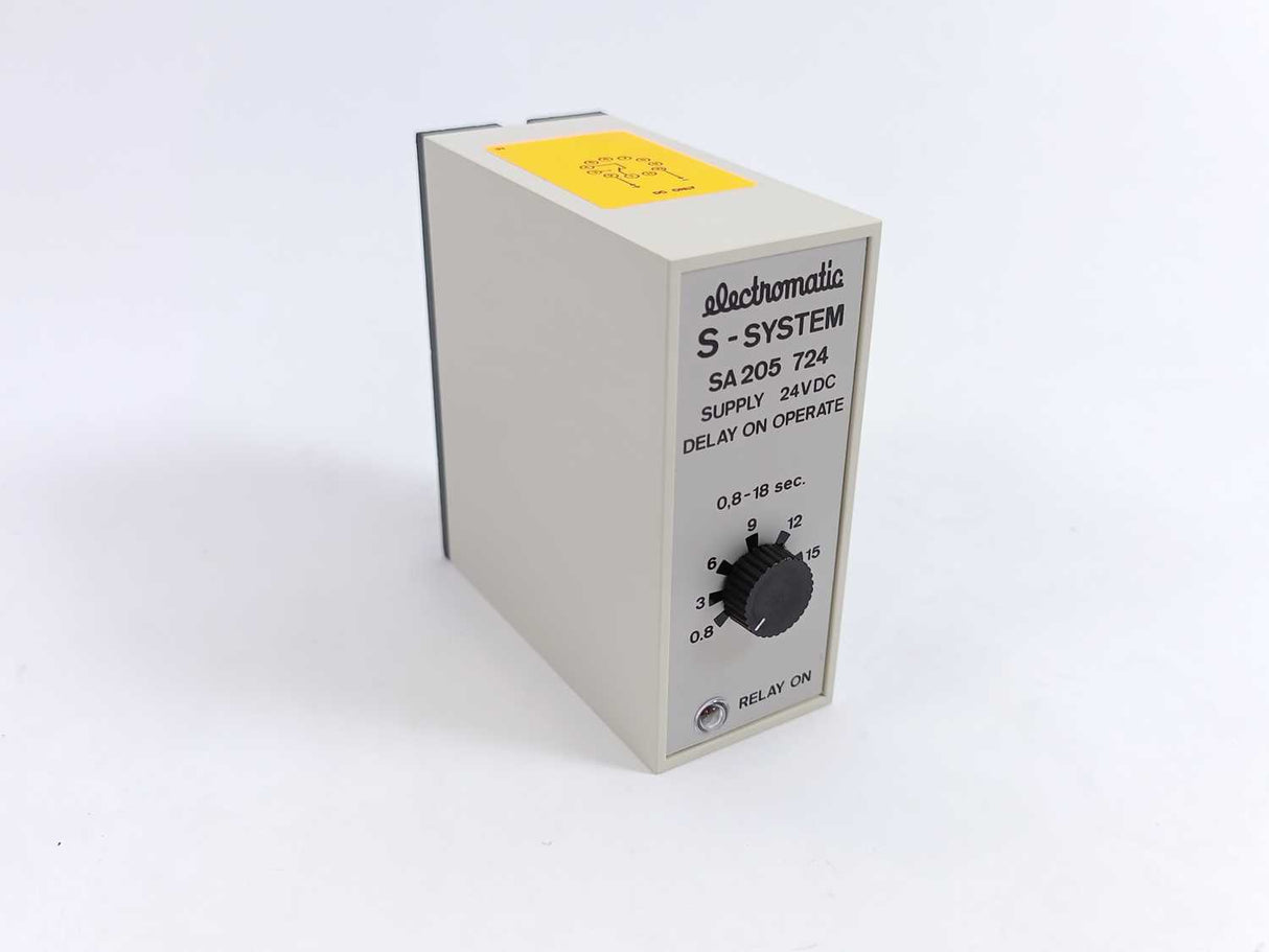 Electromatic SA205724 S-System, Delay On Operate 0,8-18sec.