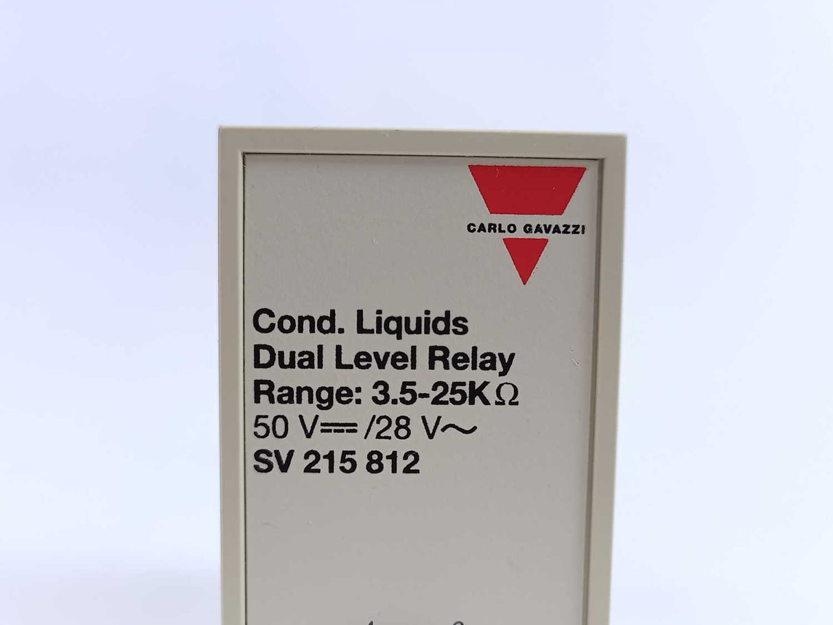 Carlo Gavazzi SV215812 Dual Level Relay Range: 3,5-25KΩ, 50V/28V