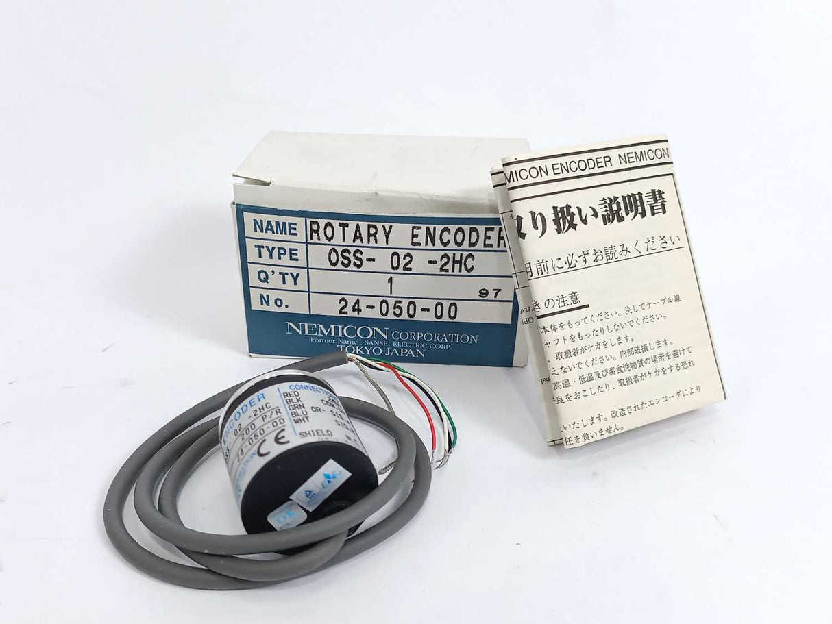 Nemicon Corporation 0SS-02-2HC 24-050-00 200 P/R Resolution Rotary Encoder
