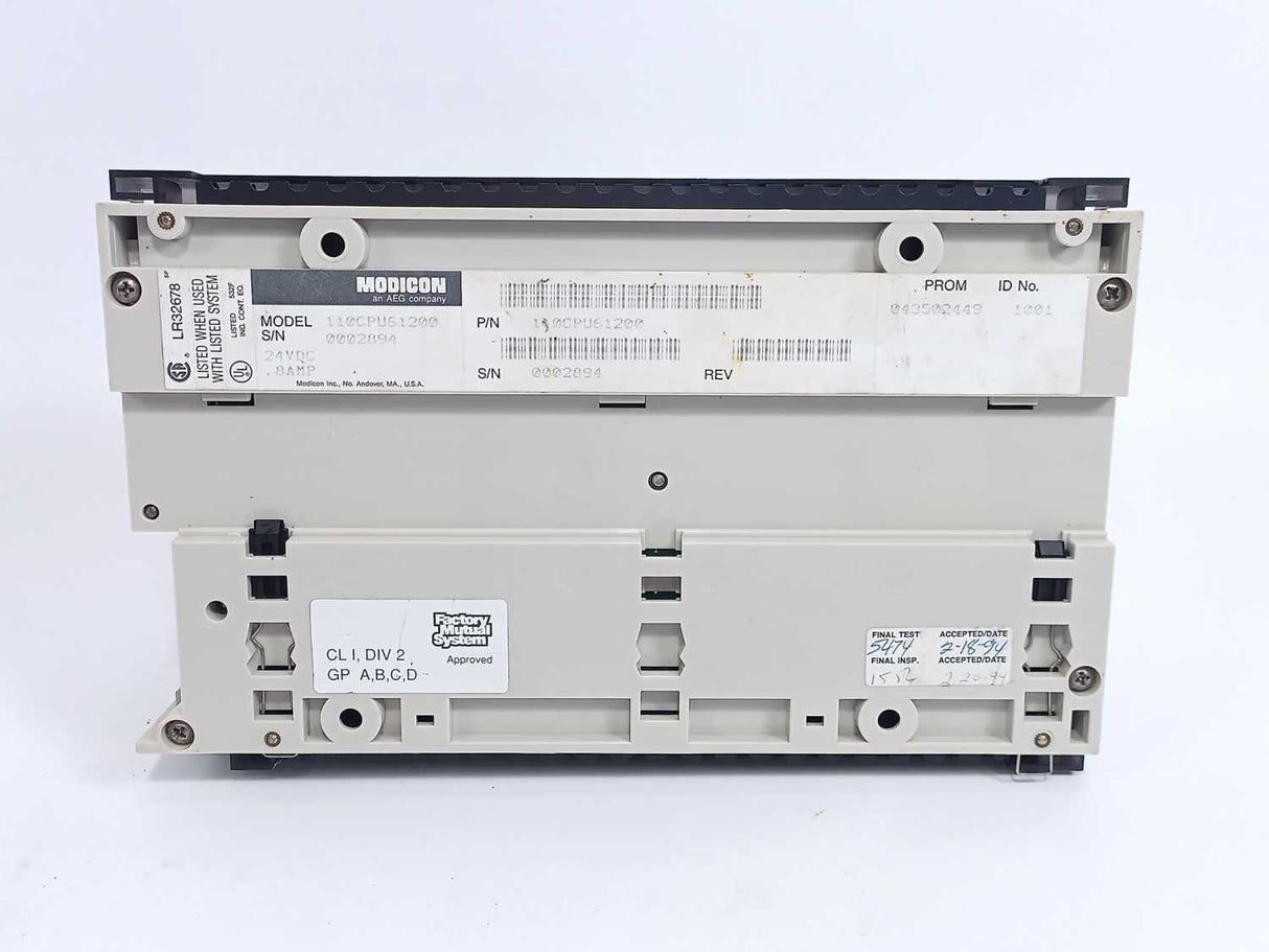AEG 110CPU61200 Micro Programmable Logic Controller