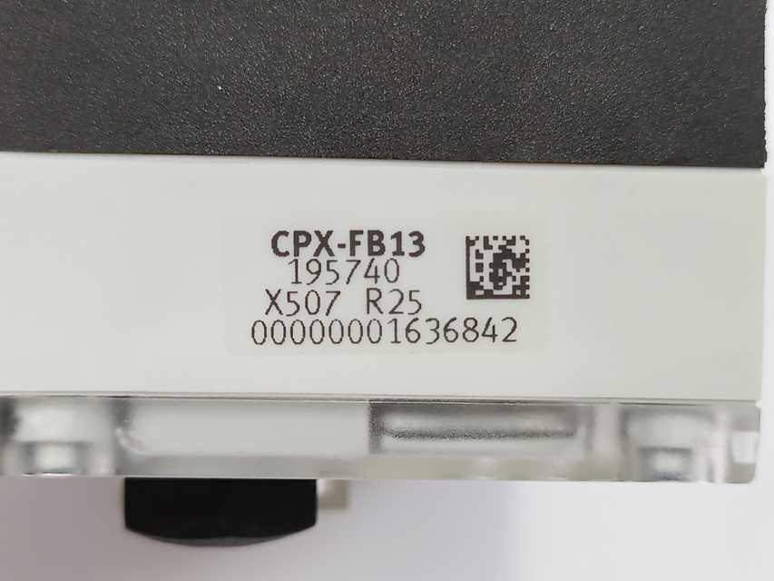 Festo 195740 Bus Node CPX-FB13 w/ 195746 & 195716