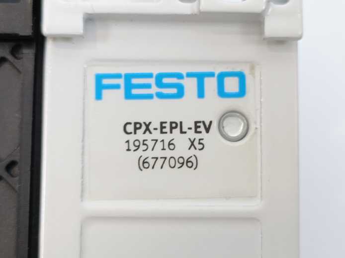 Festo 195740 Bus Node CPX-FB13 w/ 195746 & 195716