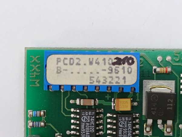 Saia-Burgess PCD2.W410 B-9610 Analogue Output Module