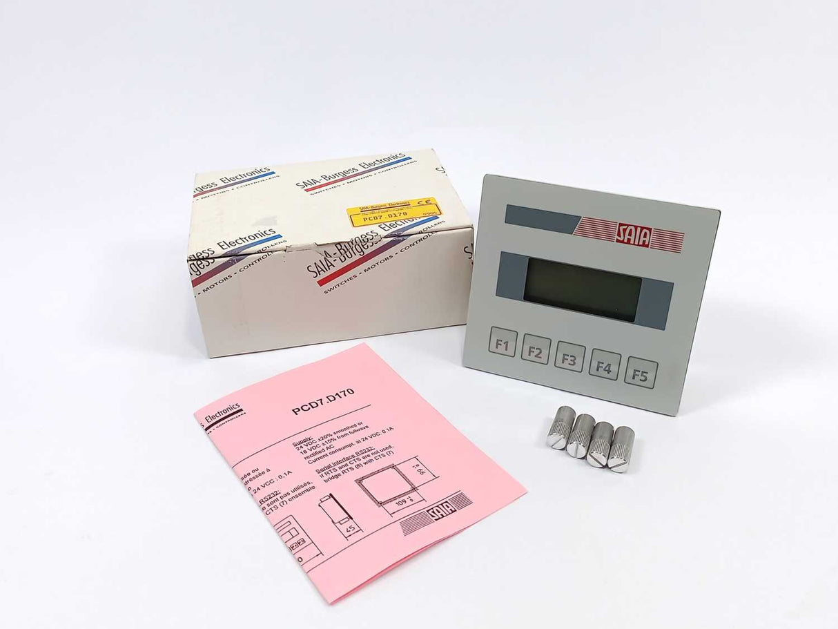 Saia-Burgess PCD7.D170 Text Terminal Ver. B 24VDC