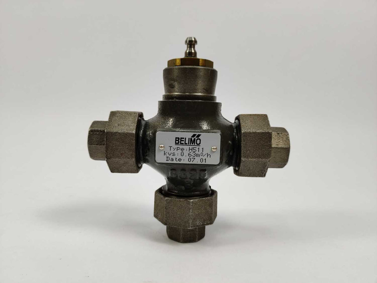Belimo H511 Seat valve, 3-way, DN 15 Kvs 0.63 m³/h
