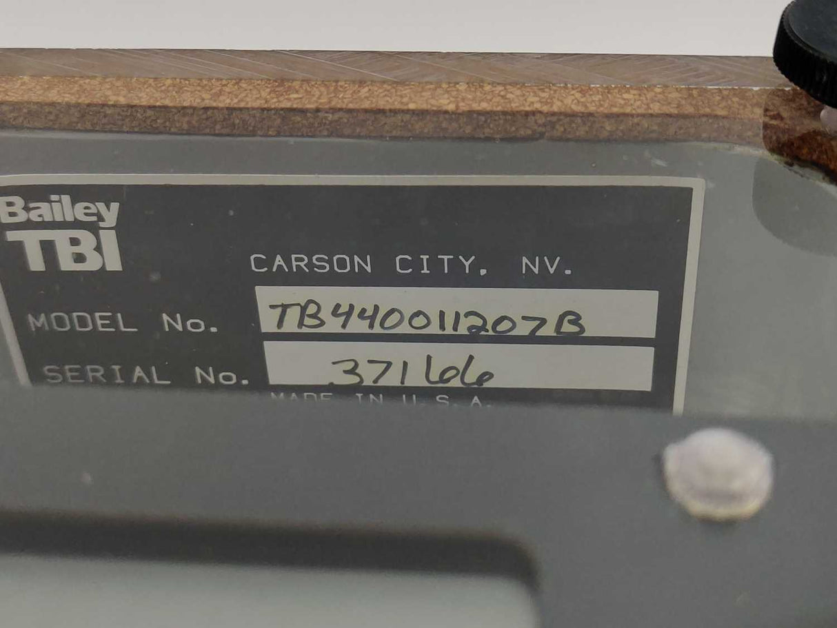 ABB TBI-Bailey TB440011207B Conductivity Meter 3 range w/ Sensor TB46101010002