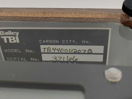 ABB TBI-Bailey TB440011207B Conductivity Meter 3 range w/ Sensor TB46101010002