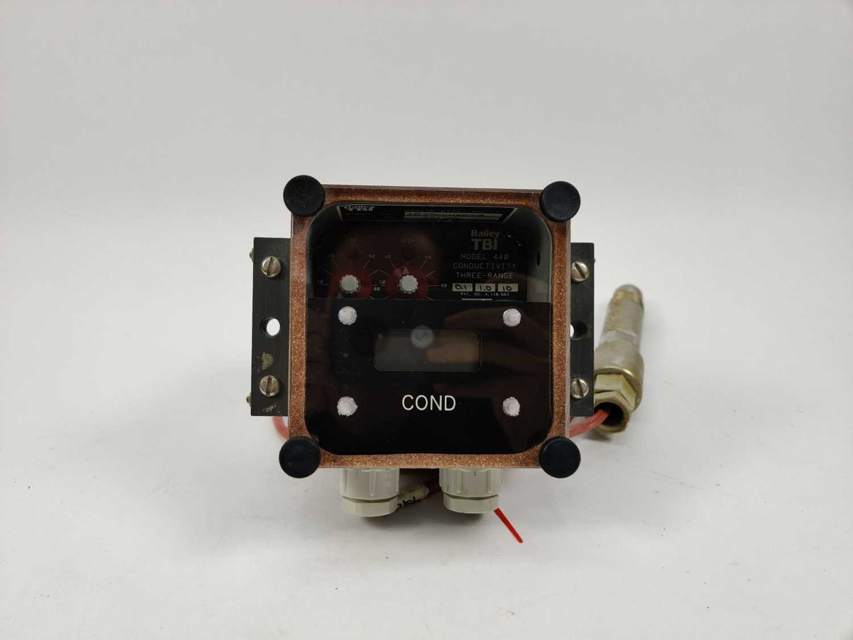 ABB TBI-Bailey TB440011207B Conductivity Meter 3 range w/ Sensor TB46101010002