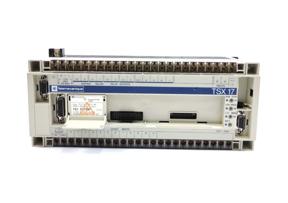 TELEMECANIQUE TSX 172 2028 CPU Progammable Controller type TSX17