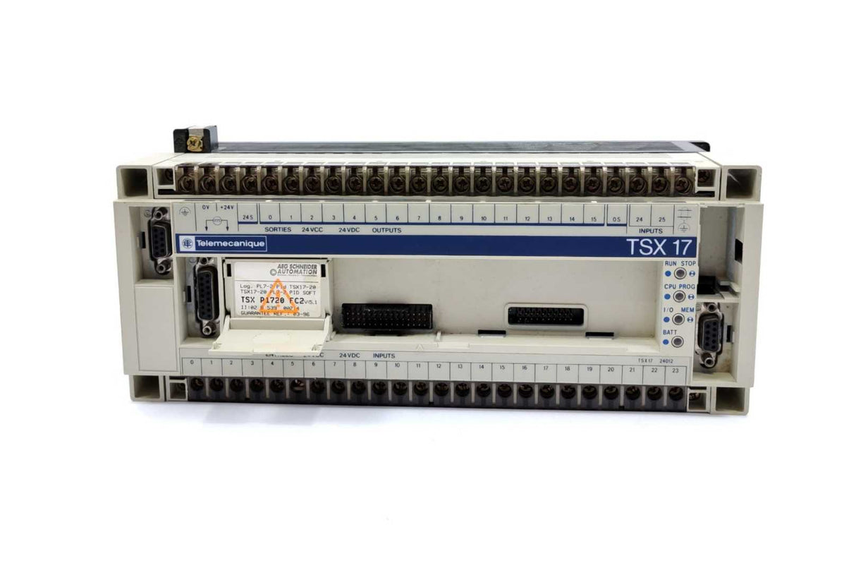 TELEMECANIQUE TSX 172 4012 CPU Programmable Controller type TSX17