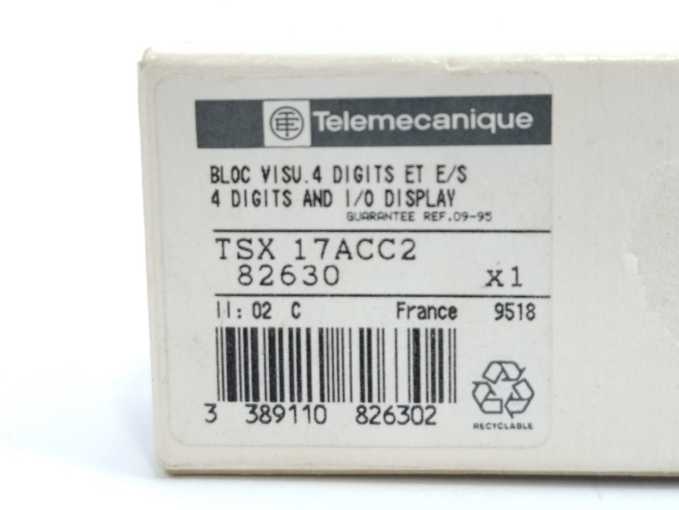 TELEMECANIQUE TSX 17ACC2 82630 Bloc 4 digits ET E/S 4 digits and I/O Dispaly