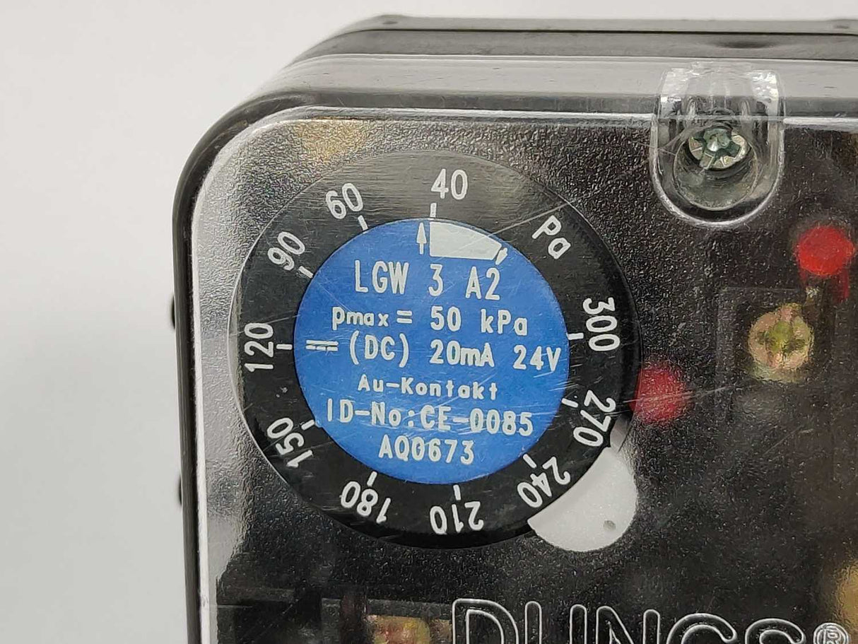 DUNGS technic LGW 3 A2 Pressure Switch 40-300 Pa