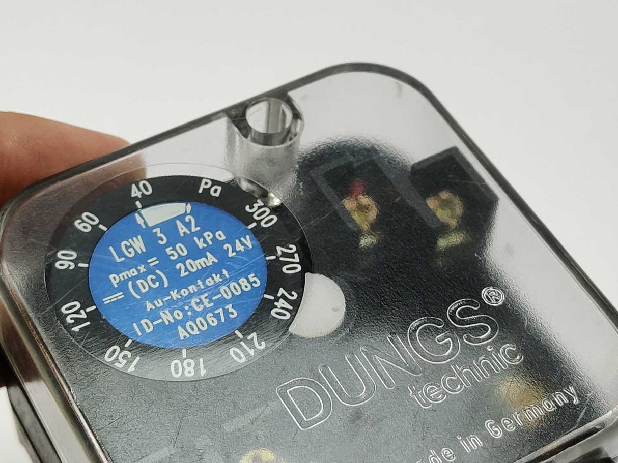 DUNGS technic LGW 3 A2 Pressure Switch 40-300 Pa