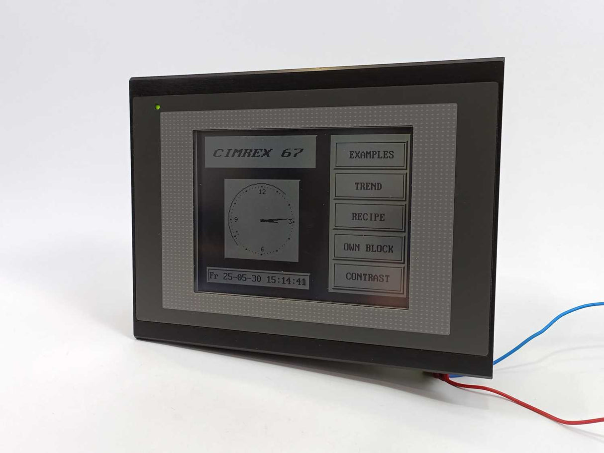 BEIJER ELECTRONICS CIMREX 67 Touch Screen Display, like new 03640A