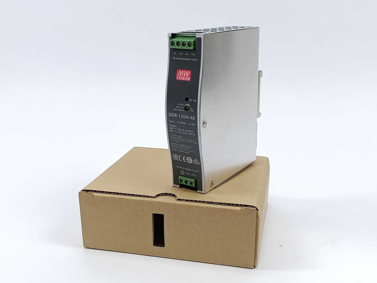 Mean Well DDR-120A-48 48V 2.1A Ultra slim Industrial DIN rail converter