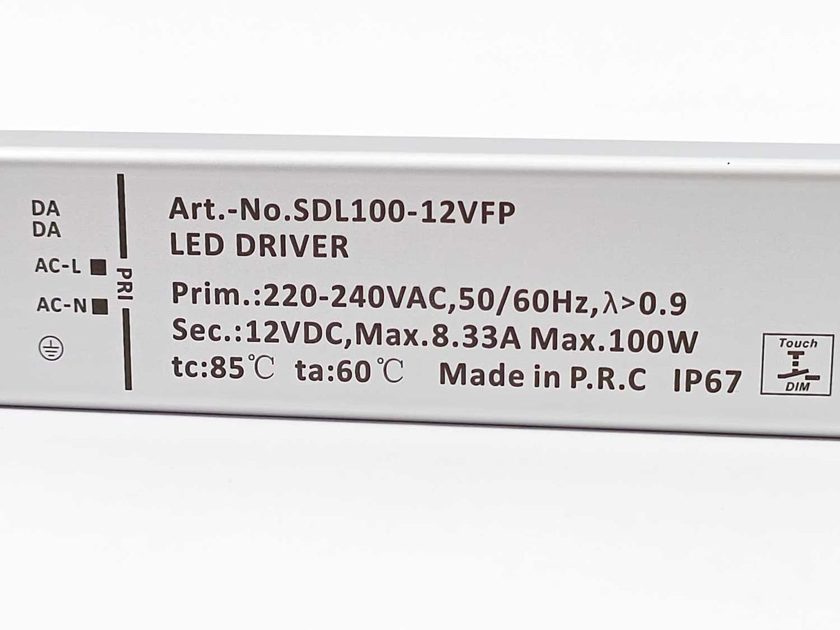 SNAPPY SDL100-12VFP Single output LED power supply