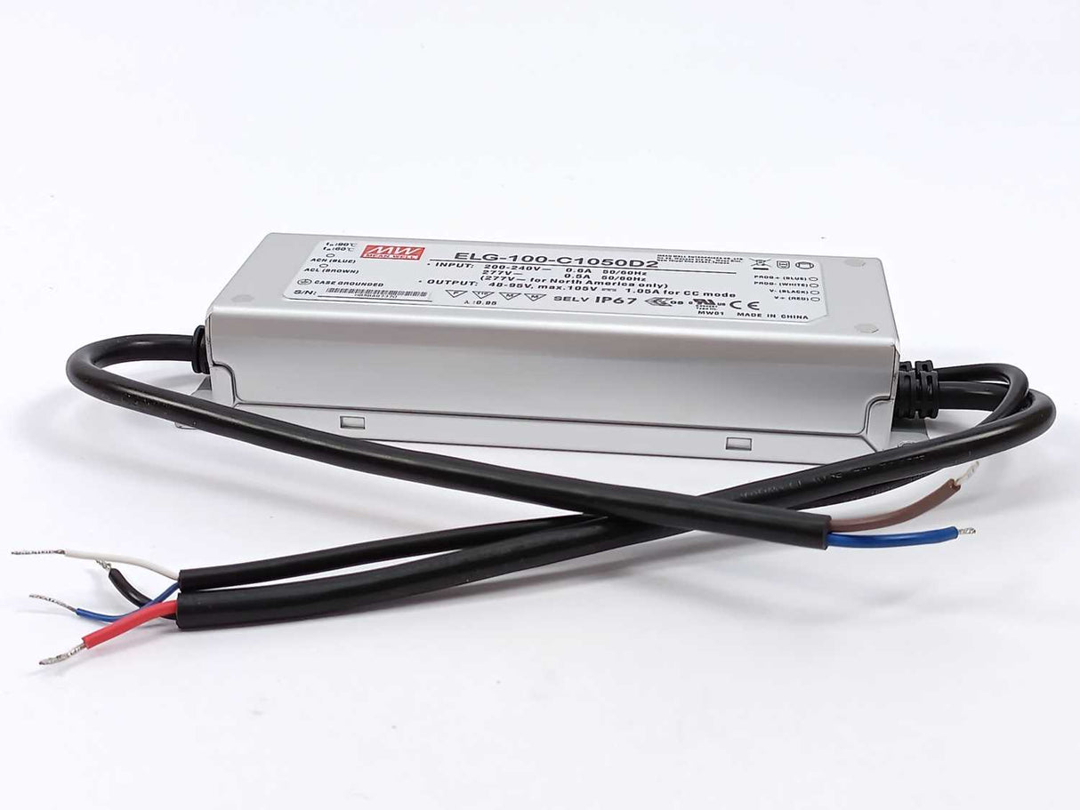 Mean Well ELG-100-C1050D2 AC-DC Single output LED Driver (CC) with PFC