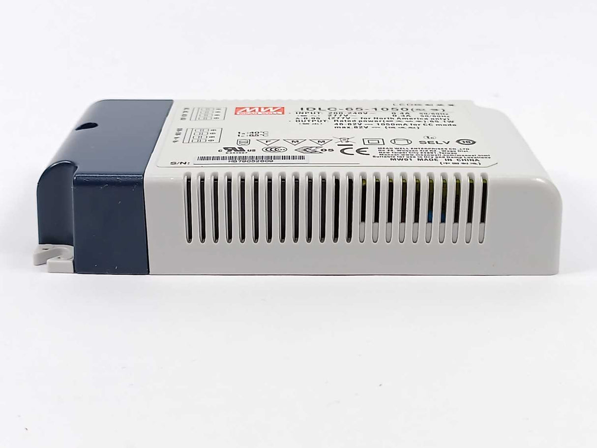 Mean Well IDLC-65-1050 AC-DC Constant Current LED Driver (CC) with PFC