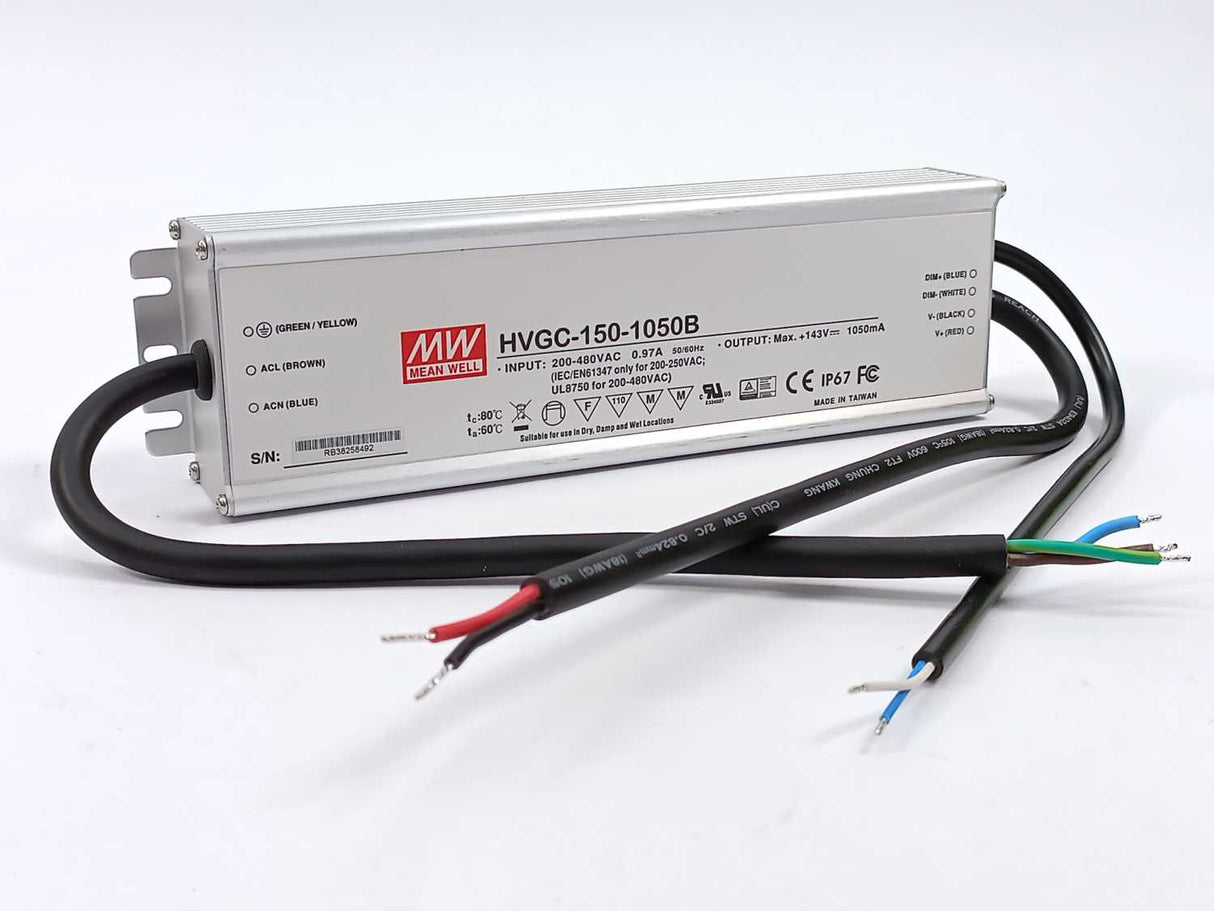 Mean Well HVGC-150-1050B Single output LED driver