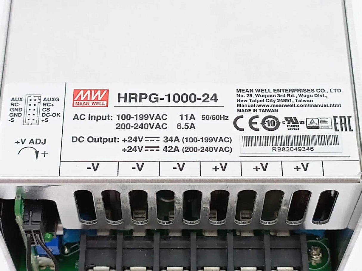 Mean Well HRPG-1000-24 AC-DC PFC 24V 42A
