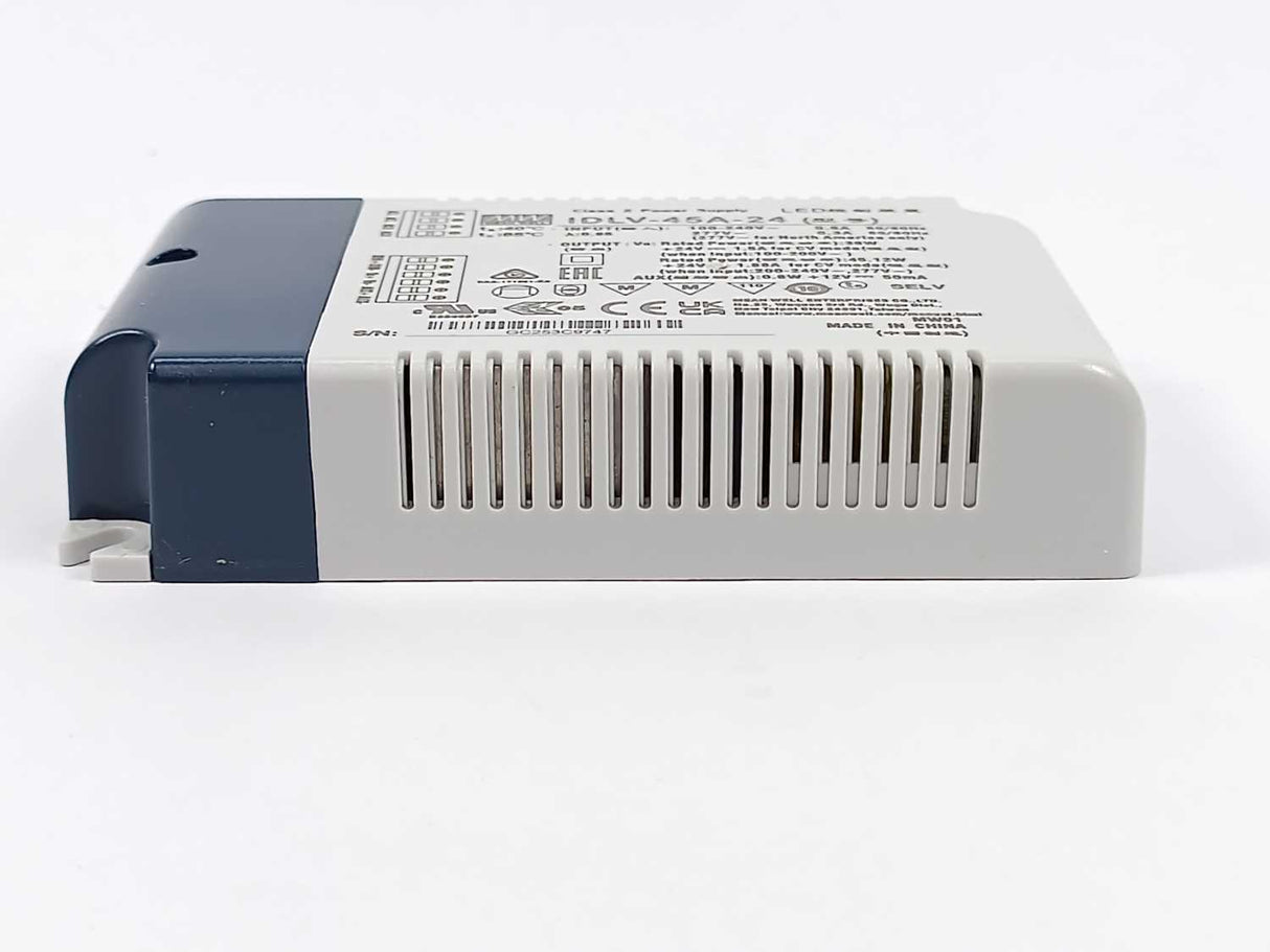 Mean Well IDLV-45A-24 AC-DC Constant Voltage LED Driver (CV);
