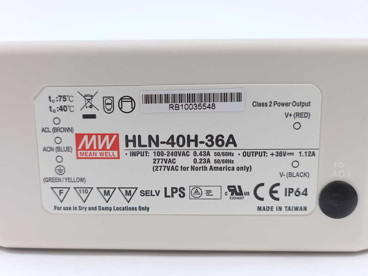 Mean Well HLN-40H-36A 36Vdc at 1.12A