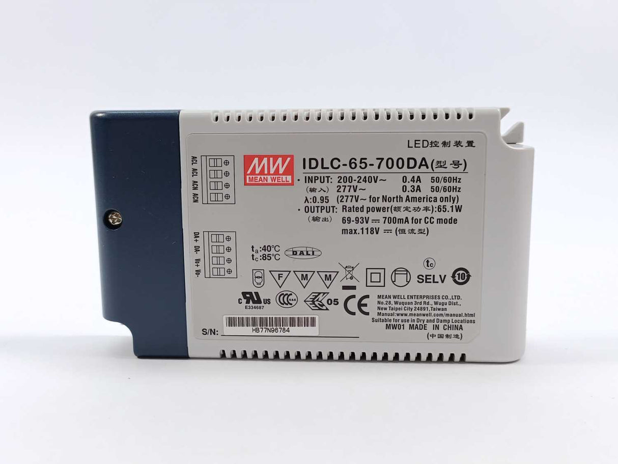 Mean Well IDLC-65-700DA 93Vdc at 0.7A