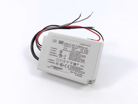 Mean Well ODLC-45-1400 Input range 90-295VAC; Output 32VDC at 1.4A