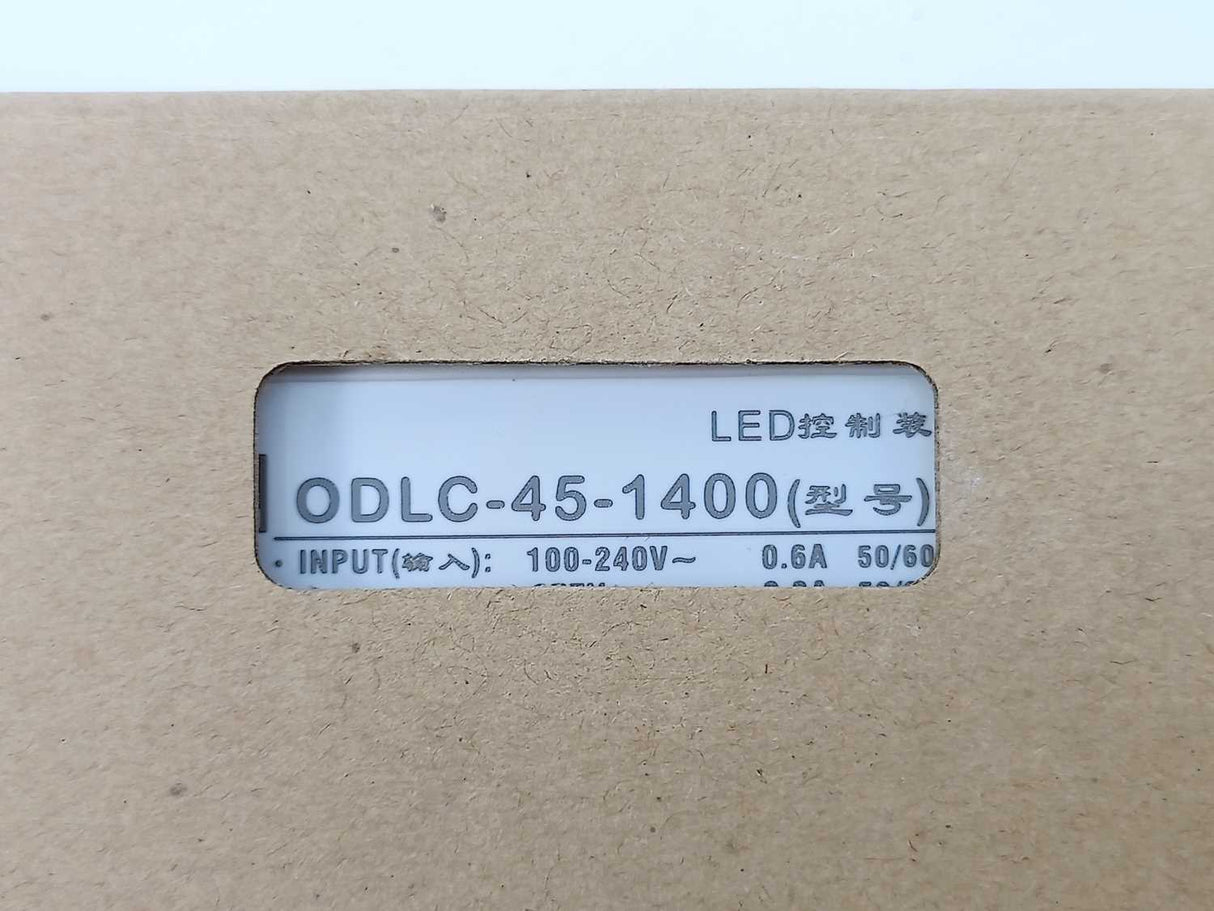 Mean Well ODLC-45-1400 Input range 90-295VAC; Output 32VDC at 1.4A