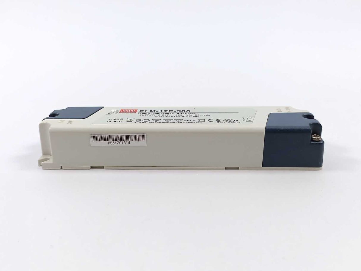 Mean Well PLM-12E-500 12W 15-24V 0.5A 180-295VAC