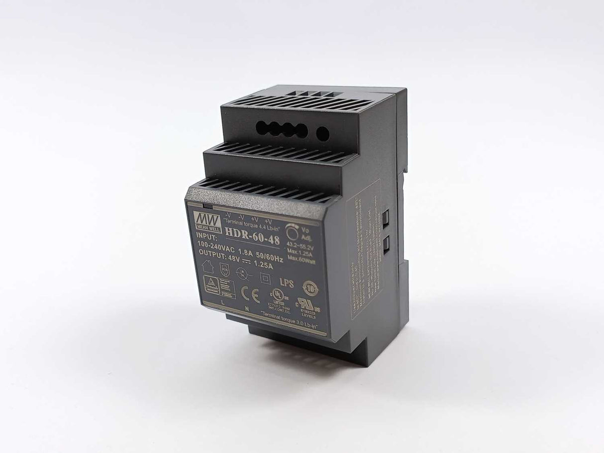 Mean Well HDR-60-48 85-264VAC;  48VDC at 1.25A;